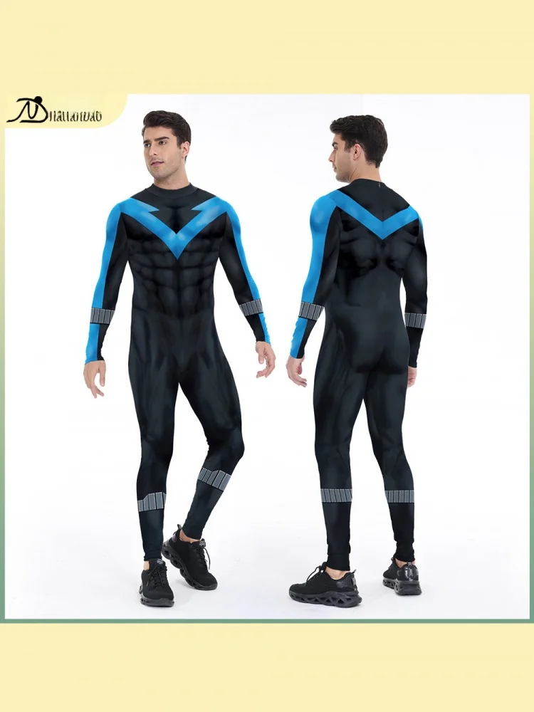 Цельный костюм на Хэллоуин, костюм войны в ночном стиле из фильма, обтягивающий костюм для косплея, костюм для выступлений из молочного шелка для взрослых, сценический наряд
Цельный костюм на Хэллоуин, костюм войны в ночном стиле из фильма, обтягивающий костюм для косплея, костюм для выступлений из молочного шелка для взрослых, сценический наряд