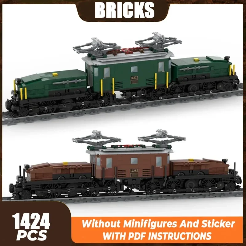 City Train Model Moc Building Bricks Swiss Crocodile Locomotive Technology Modular Blocks Gifts Christmas Toys DIY Sets Assembly
City Train Model Moc Building Bricks Swiss Crocodile Locomotive Technology Modular Blocks Gifts Christmas Toys DIY Sets Assembly