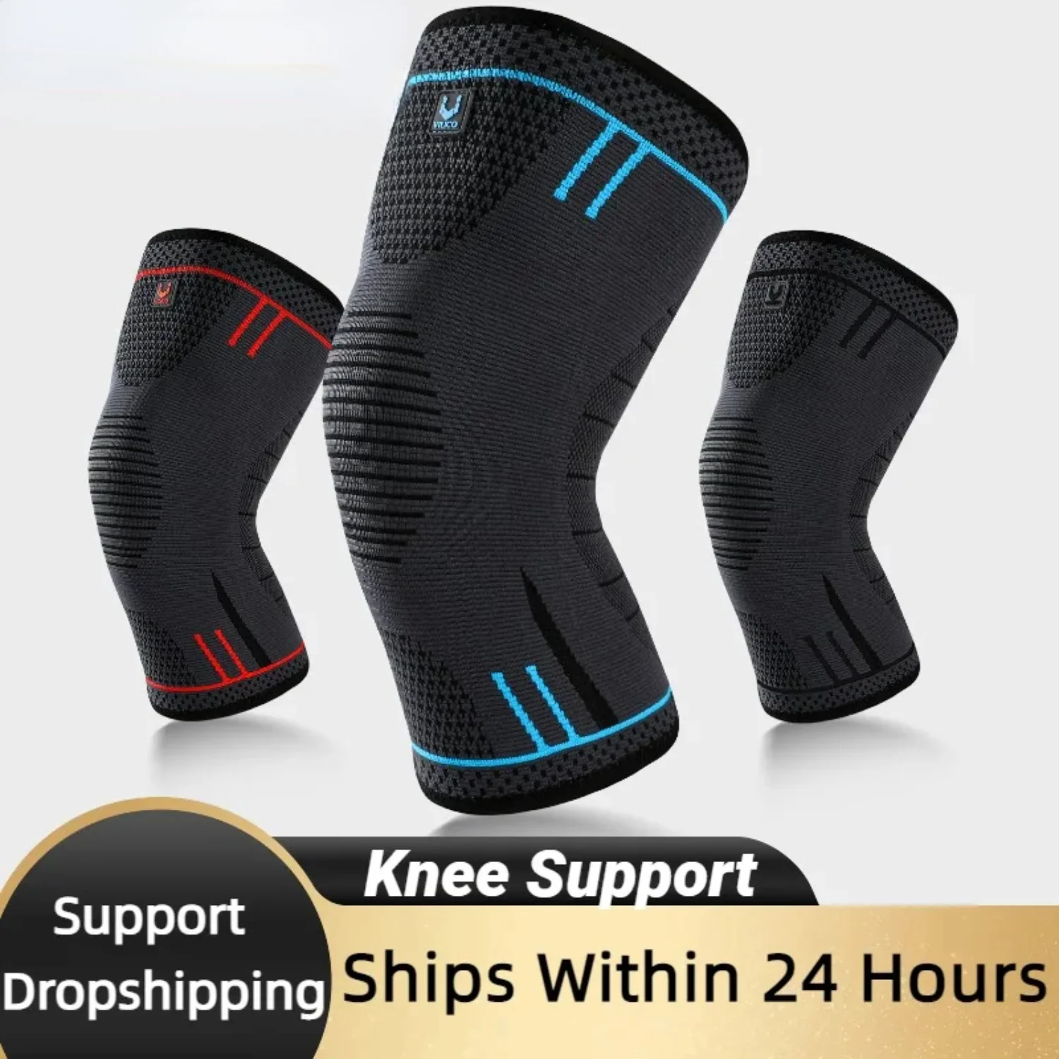 Compression Knee Support Sleeve Elastic Knee Pads Brace Springs Gym Sports Protector Basketball Volleyball Running Calf brace
Compression Knee Support Sleeve Elastic Knee Pads Brace Springs Gym Sports Protector Basketball Volleyball Running Calf brace