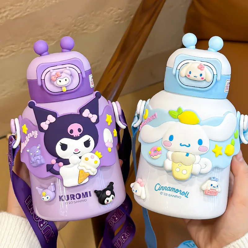 Sanrio Thermos Cup for Girls, High-Looking Children's Water Cup, Cute, Large Capacity, Portable Straw, Double Drink Thermos Cup
Sanrio Thermos Cup for Girls, High-Looking Children's Water Cup, Cute, Large Capacity, Portable Straw, Double Drink Thermos Cup