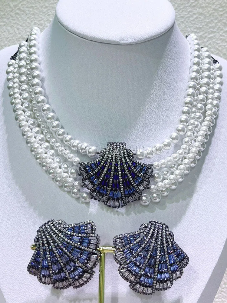 Original 2026 Fan-Shaped Exquisite Jewelry Set High-Quality Necklace Earring, Bracelet Ring for Women Party Accessories
Original 2026 Fan-Shaped Exquisite Jewelry Set High-Quality Necklace Earring, Bracelet Ring for Women Party Accessories