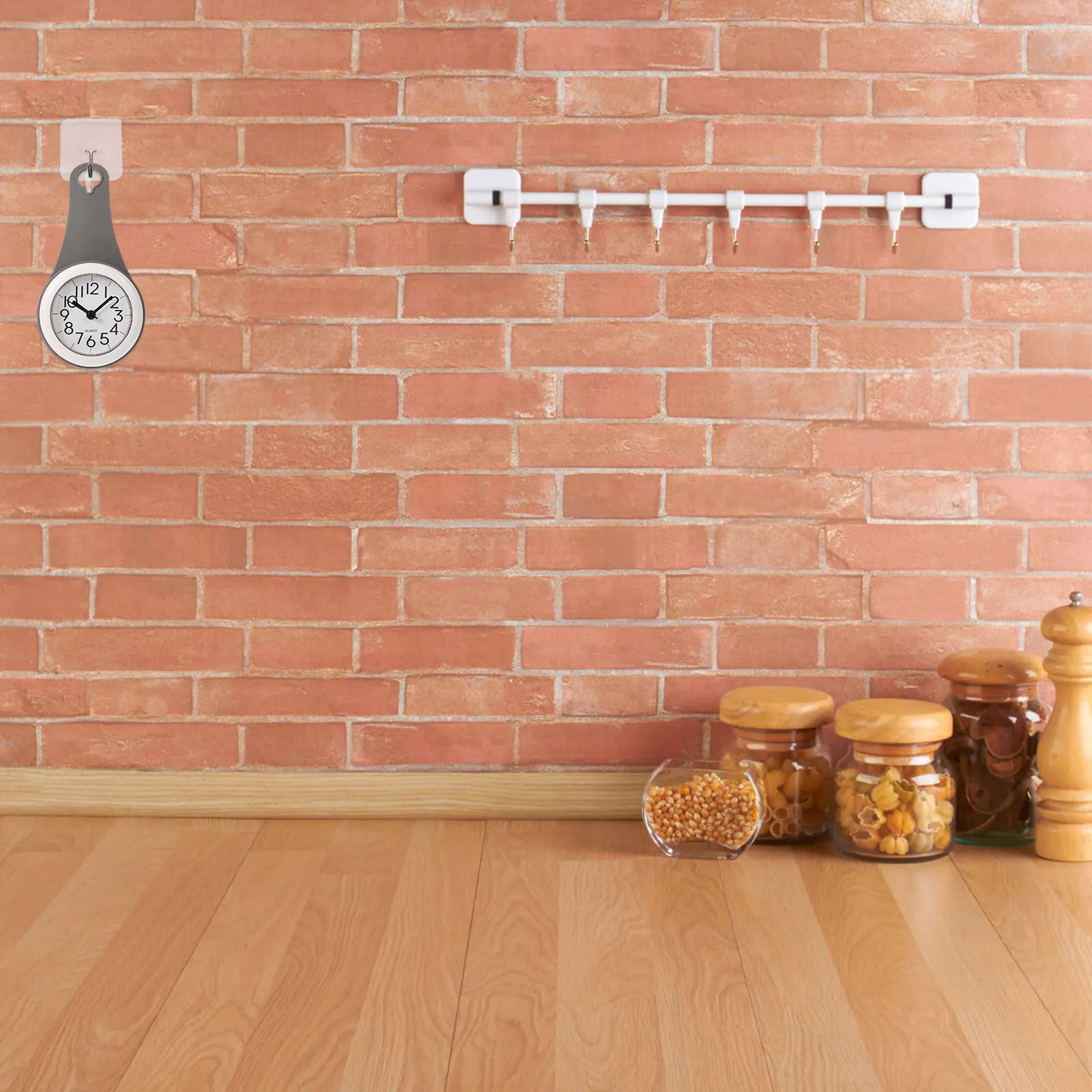 Waterproof Wall Clock Grey Small Size for Bathroom Shower with Sucker Handle Easy Install Modern Fits Any Home Decor
Waterproof Wall Clock Grey Small Size for Bathroom Shower with Sucker Handle Easy Install Modern Fits Any Home Decor