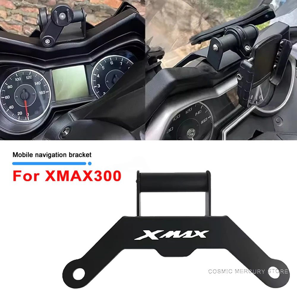 For YAMAHA XMAX300 XMAX X-MAX 300 23 24 25 Motorcycle CNC Navigation Bracket Adjustable GPS Mobile Phone Holder Mount Support
For YAMAHA XMAX300 XMAX X-MAX 300 23 24 25 Motorcycle CNC Navigation Bracket Adjustable GPS Mobile Phone Holder Mount Support