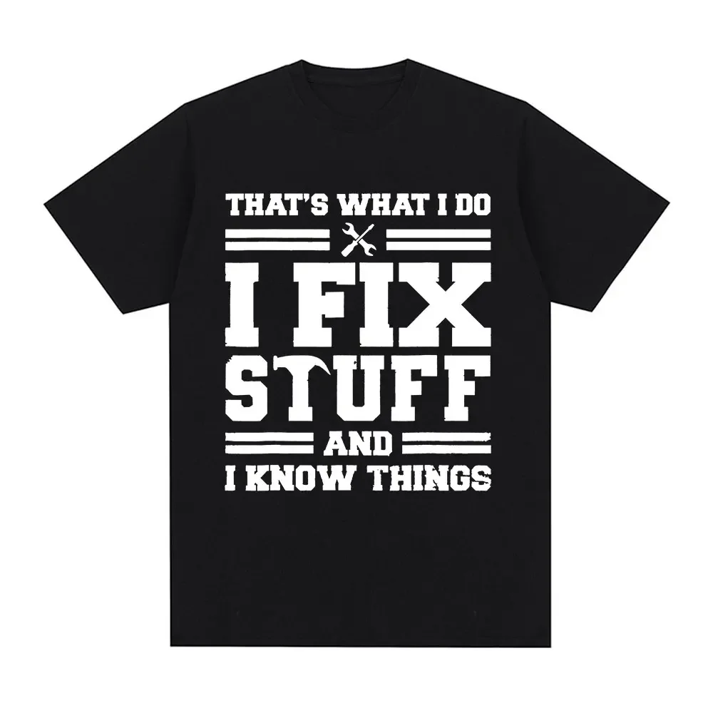 Fun Repairman Print Summer T-shirt Heavy shoulder Fashion trend Loose casual comfort 100% cotton round neck short sleeve T-shirt
Fun Repairman Print Summer T-shirt Heavy shoulder Fashion trend Loose casual comfort 100% cotton round neck short sleeve T-shirt