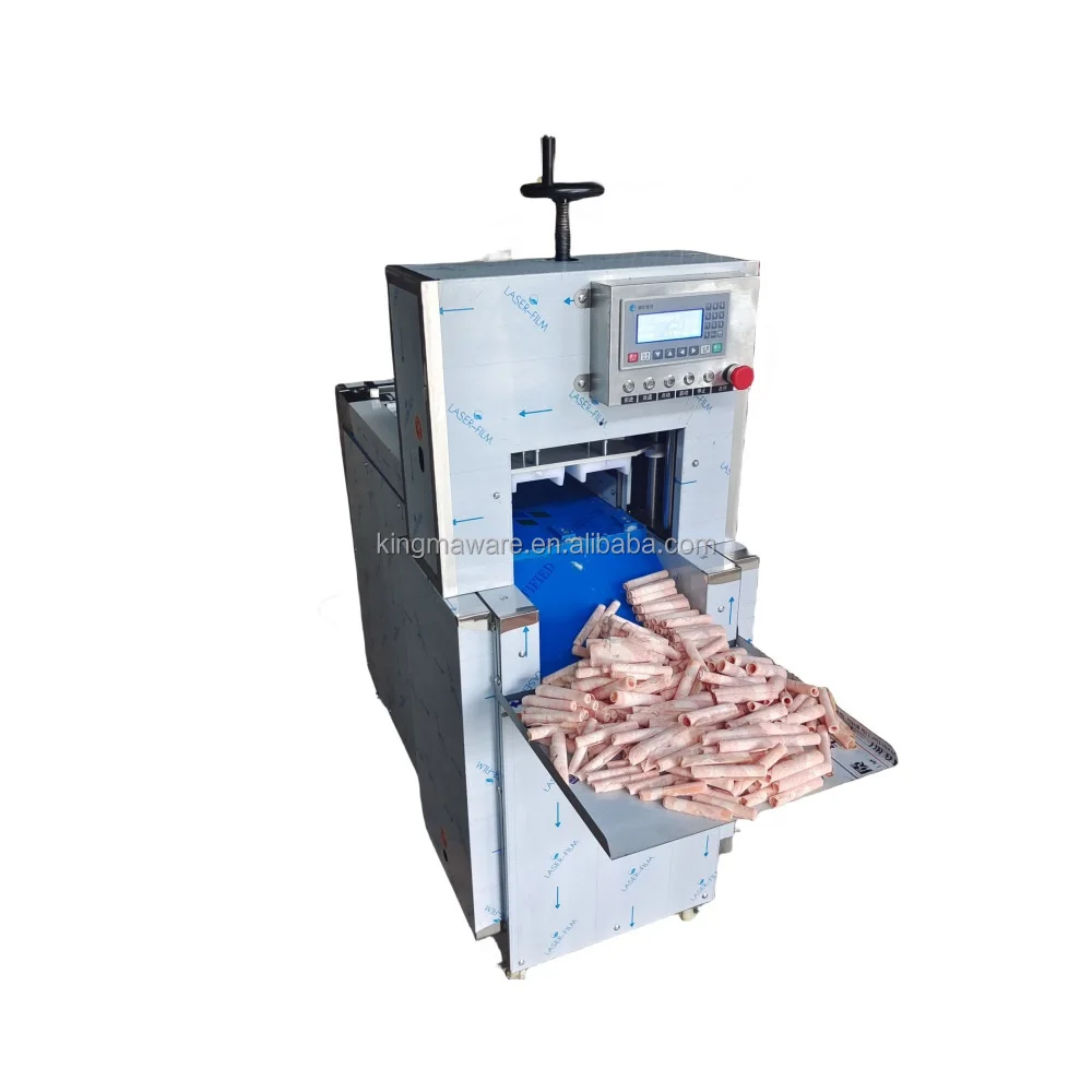 Australia Automatic Meat Sausage Lamb Roll Cutter Machine Bacon Slicer Cutting Frozen Meat Slicing Machine
Australia Automatic Meat Sausage Lamb Roll Cutter Machine Bacon Slicer Cutting Frozen Meat Slicing Machine