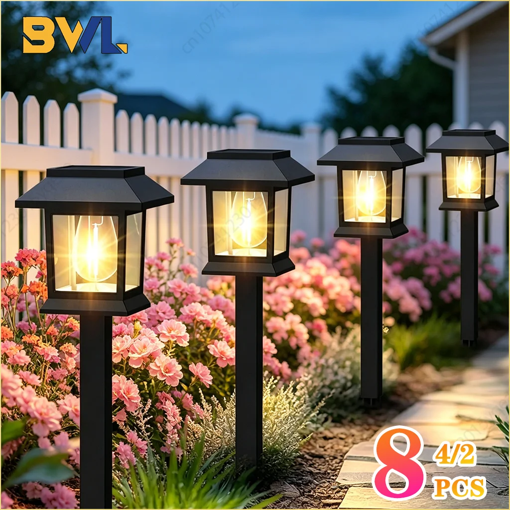 2-8PCS Outdoor Solar LED Ground Stake Light Lawn Lamp for Garden Villa Courtyard Park Yard Landscape Decorative Lighting
2-8PCS Outdoor Solar LED Ground Stake Light Lawn Lamp for Garden Villa Courtyard Park Yard Landscape Decorative Lighting