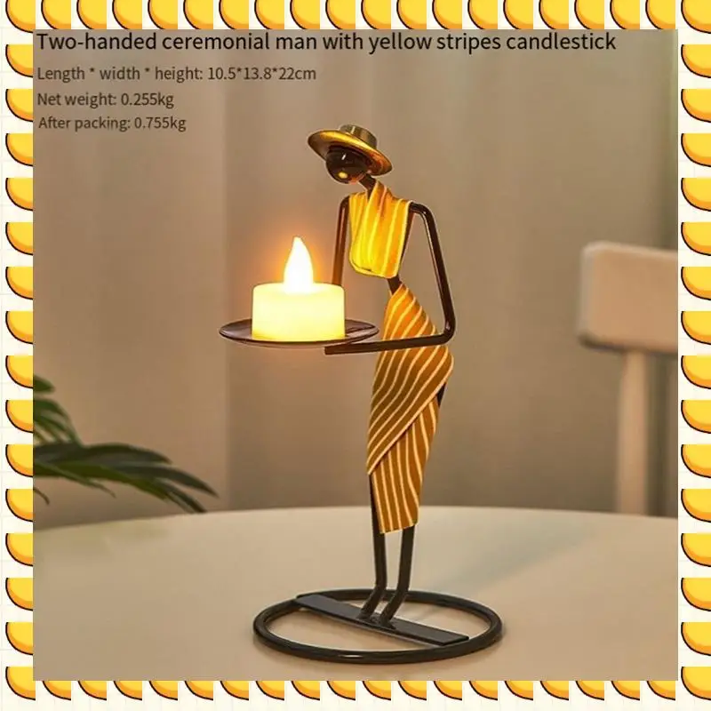 BAAU Vintage Iron Candlestick Decoration Nordic Light Luxury Candlelight Dinner Romantic Small Decoration Durable Easy To Use ,
BAAU Vintage Iron Candlestick Decoration Nordic Light Luxury Candlelight Dinner Romantic Small Decoration Durable Easy To Use ,