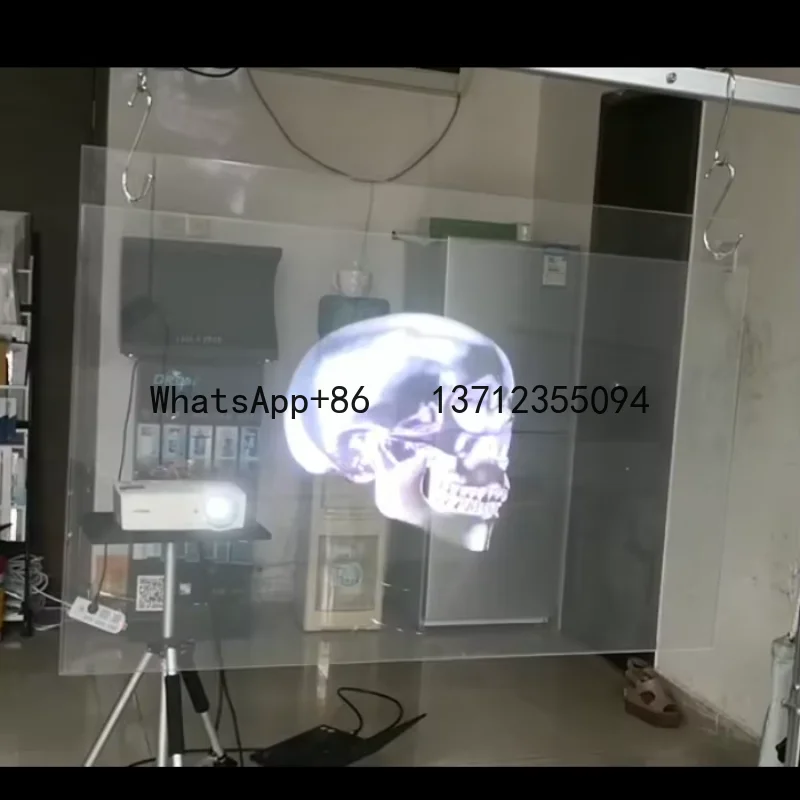 Advertising Holographic Rear Adhesive Projection Film 3D Projector Screen for Shop Window
Advertising Holographic Rear Adhesive Projection Film 3D Projector Screen for Shop Window