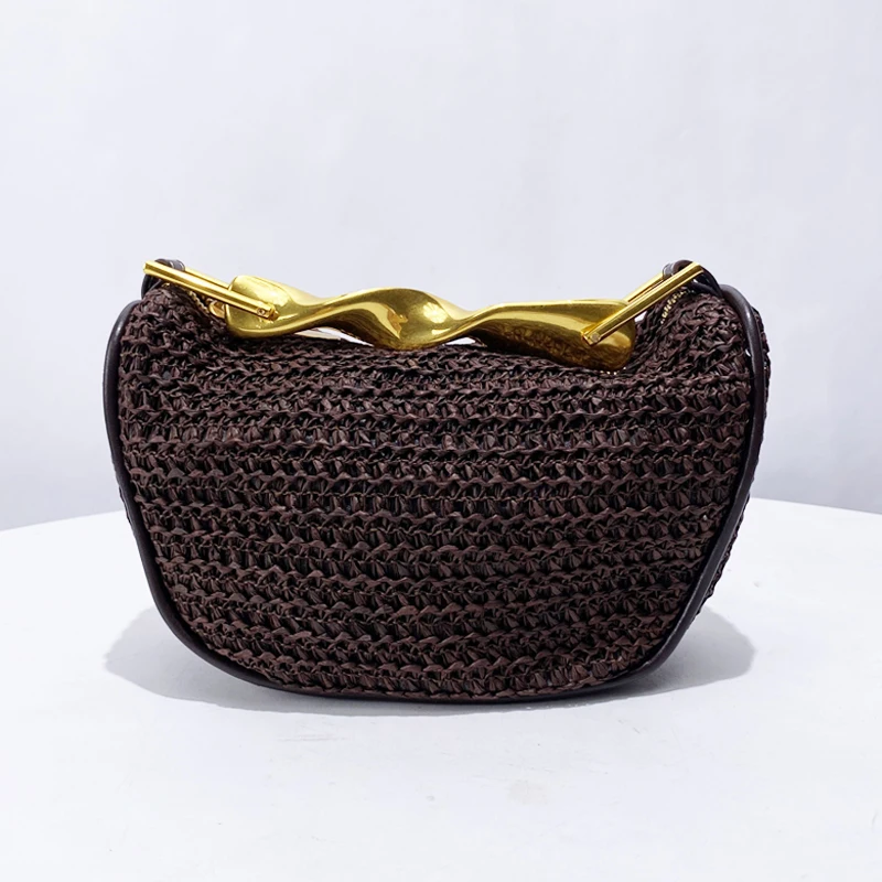 Mini Metal Tote Straw Bag For Women Luxury Designer Handbag And Purse 2025 New In Casual Weave Zipper Chain Shoulder Crossbody
Mini Metal Tote Straw Bag For Women Luxury Designer Handbag And Purse 2025 New In Casual Weave Zipper Chain Shoulder Crossbody