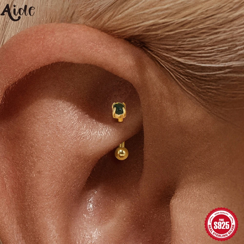 Aide 925 Sterling Silver Vintage Natural Moss Agate Piercing Studs Flower Chain Dangle Boho Body Piercing Accessory for Women
Aide 925 Sterling Silver Vintage Natural Moss Agate Piercing Studs Flower Chain Dangle Boho Body Piercing Accessory for Women
