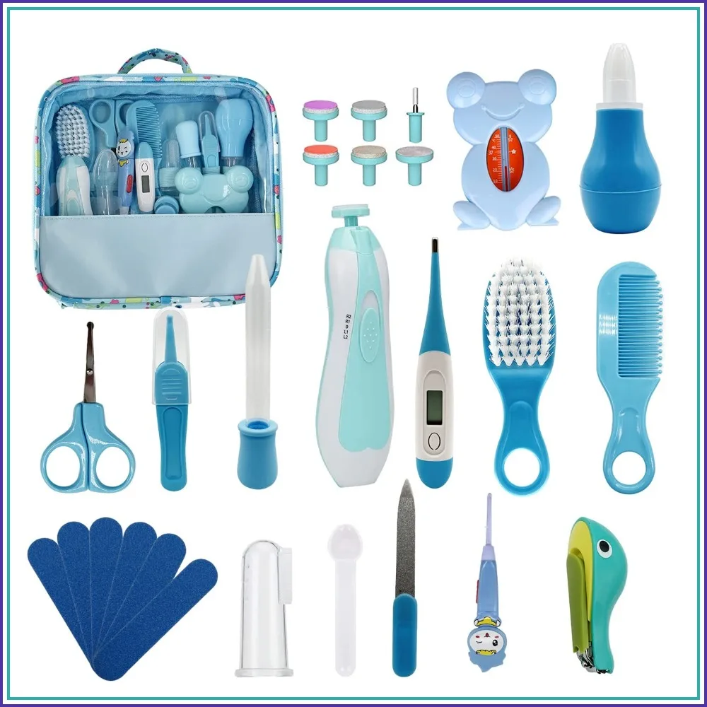 26-in-1 Baby Electric Nail Trimmer Set, Newborn Health Care & Grooming Kit, Haircut Tools
26-in-1 Baby Electric Nail Trimmer Set, Newborn Health Care & Grooming Kit, Haircut Tools