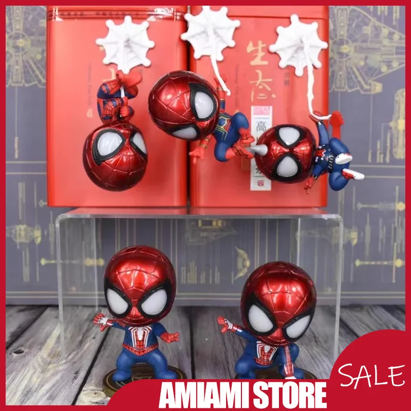 8cm Marvel Spider-Man Action Figure Ornaments Pvc Figures Animation Peripherals Ornaments Car Model Display Gift Toys
8cm Marvel Spider-Man Action Figure Ornaments Pvc Figures Animation Peripherals Ornaments Car Model Display Gift Toys