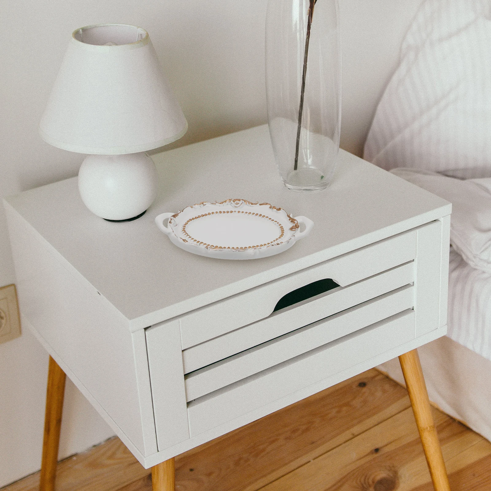 1pc Vintage Resin Jewelry Organizer Vanity Dresser Storage Tray Decorative Ring Dish Space Saving Bathroom Kitchen Tray For 
1pc Vintage Resin Jewelry Organizer Vanity Dresser Storage Tray Decorative Ring Dish Space Saving Bathroom Kitchen Tray For