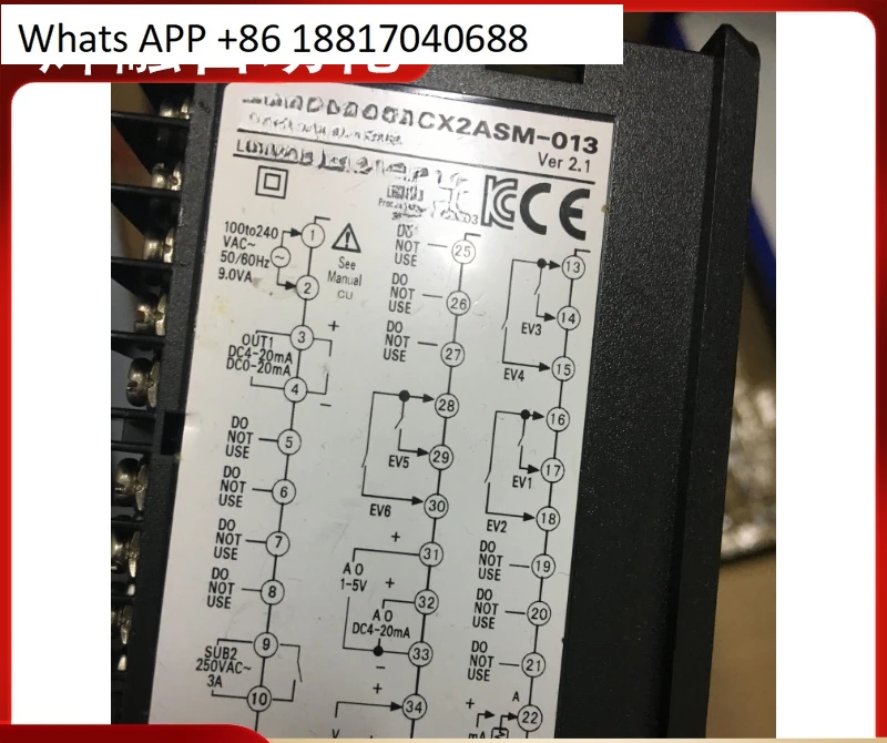 Оригинальный регулятор температуры E5AC-CX3ASM-804 800 CX2ASM-013/004 CX2DSM-005/000
Оригинальный регулятор температуры E5AC-CX3ASM-804 800 CX2ASM-013/004 CX2DSM-005/000