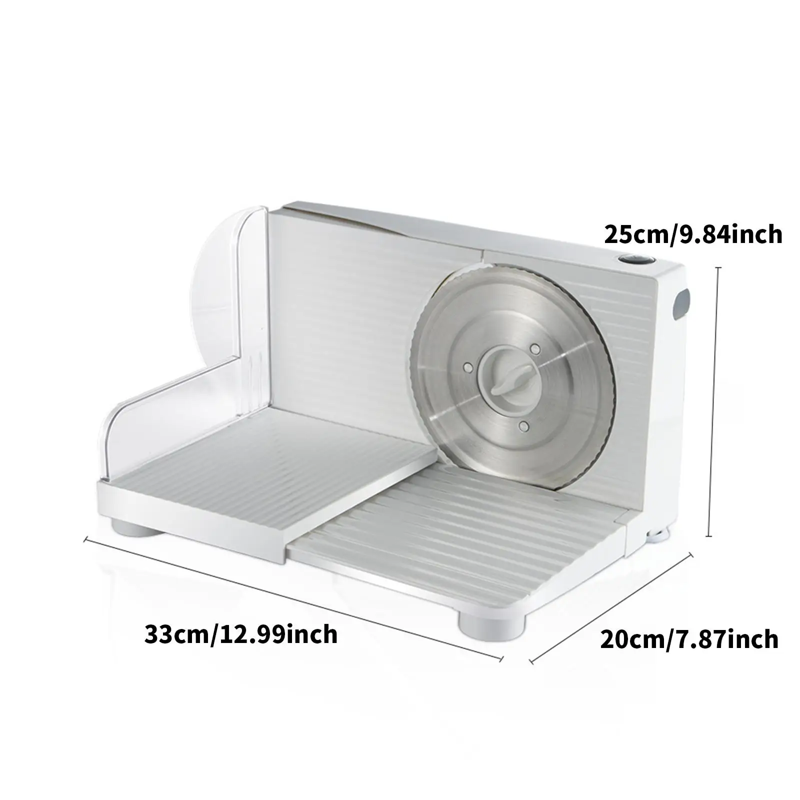 Stainless Steel Electric Meat Slicer Machine Adjustable Cutting Tool for Kitchen Beef Mutton Fruit Vegetable Rolls Bread
Stainless Steel Electric Meat Slicer Machine Adjustable Cutting Tool for Kitchen Beef Mutton Fruit Vegetable Rolls Bread