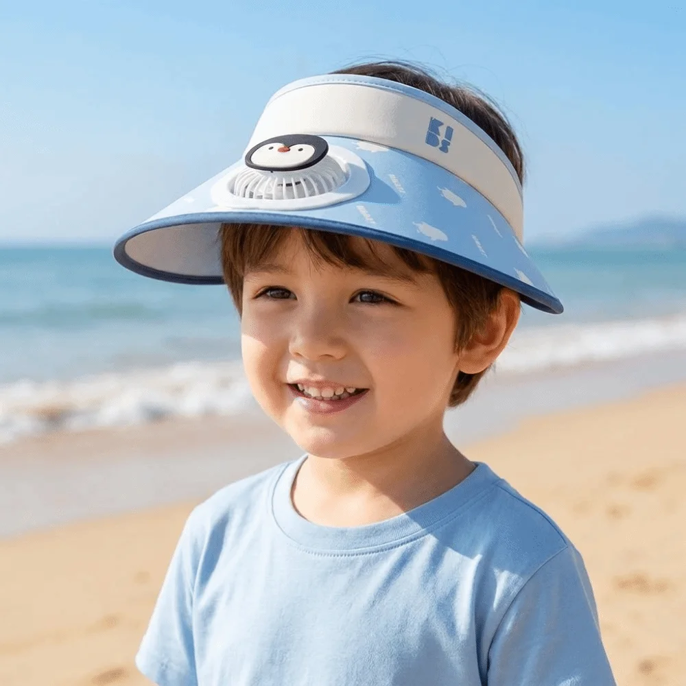 Fashion Cartoon Children Fan Hat Sunscreen Elastic Wide Brim Fan Hat Breathable Lightweight Summer Fan Visor Cap Hot Weather
Fashion Cartoon Children Fan Hat Sunscreen Elastic Wide Brim Fan Hat Breathable Lightweight Summer Fan Visor Cap Hot Weather