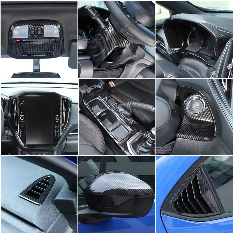 ABS Carbon Fiber For Subaru WRX 2022-2024 Interior Kit Dashboard Console Gear Shift Panel Decoration Cover Trim Stickers
ABS Carbon Fiber For Subaru WRX 2022-2024 Interior Kit Dashboard Console Gear Shift Panel Decoration Cover Trim Stickers