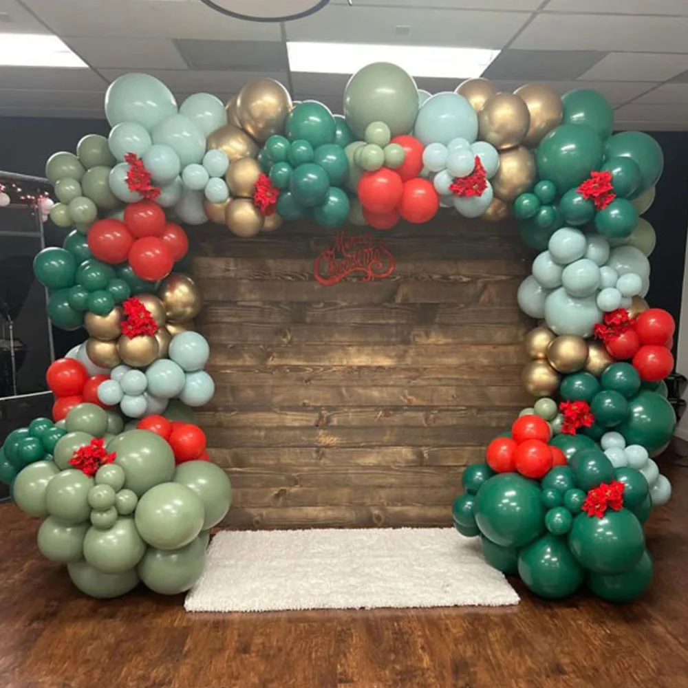 132pcs Christmas Red Green Fog Blue Gold Latex Balloon Garland Arch Kit Christmas Birthday Party Christmas Night Home Decor
132pcs Christmas Red Green Fog Blue Gold Latex Balloon Garland Arch Kit Christmas Birthday Party Christmas Night Home Decor