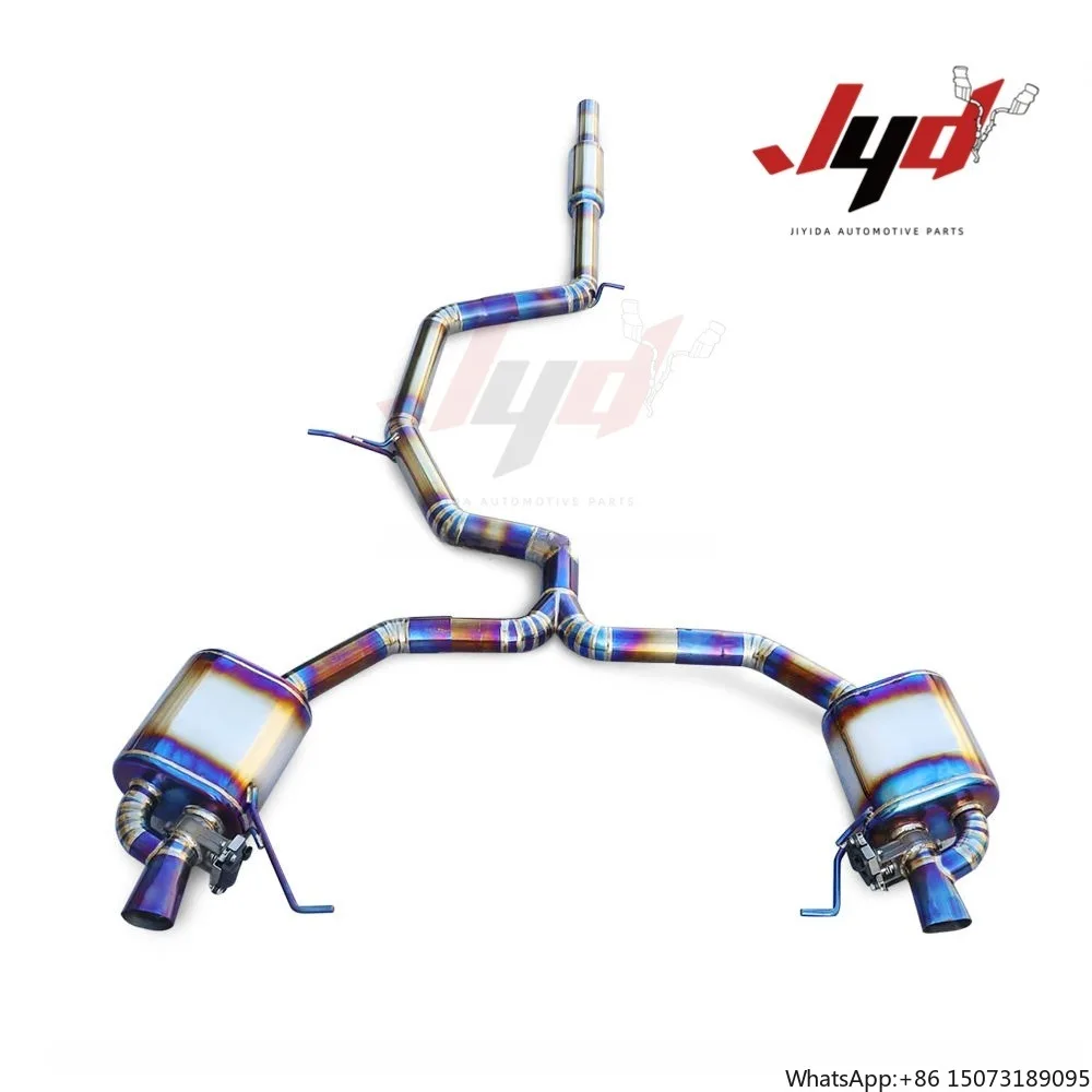 Выхлопная система JYD Catback для A4 B9 2.0T 2017-2023 из титанового сплава с клапаном, глушитель, автомобильная выхлопная труба с клапаном для повышения производительности
Выхлопная система JYD Catback для A4 B9 2.0T 2017-2023 из титанового сплава с клапаном, глушитель, автомобильная выхлопная труба с клапаном для повышения производительности