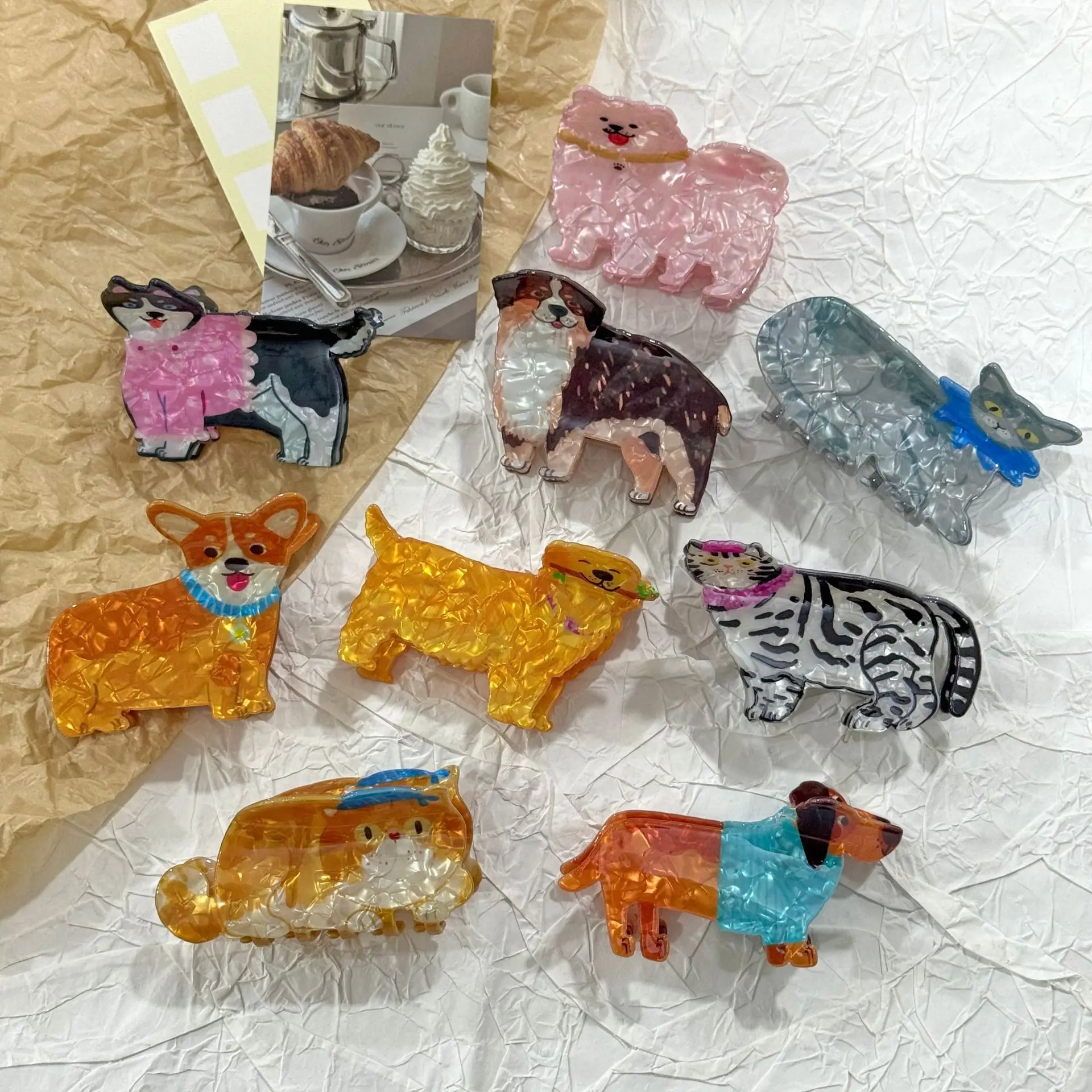 Cute Cartoon Acrylic Dog Cat Shark Hair Clip Claw For Women Trendy Geometric Barrettes Hairpin Hair Accessories Tool Gifts
Cute Cartoon Acrylic Dog Cat Shark Hair Clip Claw For Women Trendy Geometric Barrettes Hairpin Hair Accessories Tool Gifts