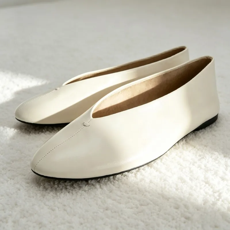 Comfortable Soft-leather PU Ballet Flats Women Concise Sewing Design Mary Jane Shoes Fashion Shallow Round-Toe Loafers Zapatos
Comfortable Soft-leather PU Ballet Flats Women Concise Sewing Design Mary Jane Shoes Fashion Shallow Round-Toe Loafers Zapatos