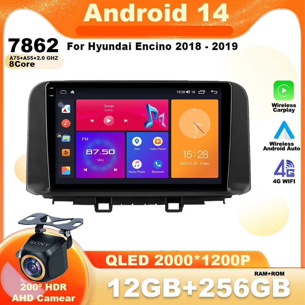 Android 14 для Hyundai Encino 2018-2019, автомобильное радио, Беспроводной мультимедийный видеоплеер, навигация GPS Carplay, автомобильное Wi-Fi головное устройство
Android 14 для Hyundai Encino 2018-2019, автомобильное радио, Беспроводной мультимедийный видеоплеер, навигация GPS Carplay, автомобильное Wi-Fi головное устройство