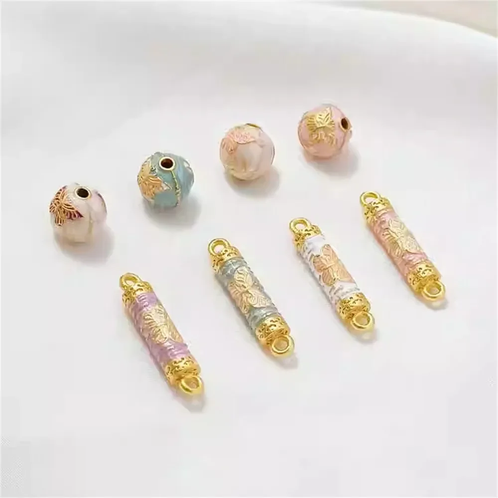Diy Link Rods and Beaded Jewelry Accessories for Strong Color Retention Sand Gold Scattered Beads Bracelet and Necklace
Diy Link Rods and Beaded Jewelry Accessories for Strong Color Retention Sand Gold Scattered Beads Bracelet and Necklace