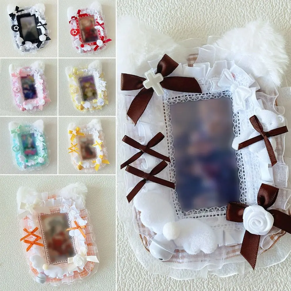 Sweet Polyester Card Holder Lace Kawaii Idol Chasing Pendant Photo Card Badge Holder Photo Decor
Sweet Polyester Card Holder Lace Kawaii Idol Chasing Pendant Photo Card Badge Holder Photo Decor