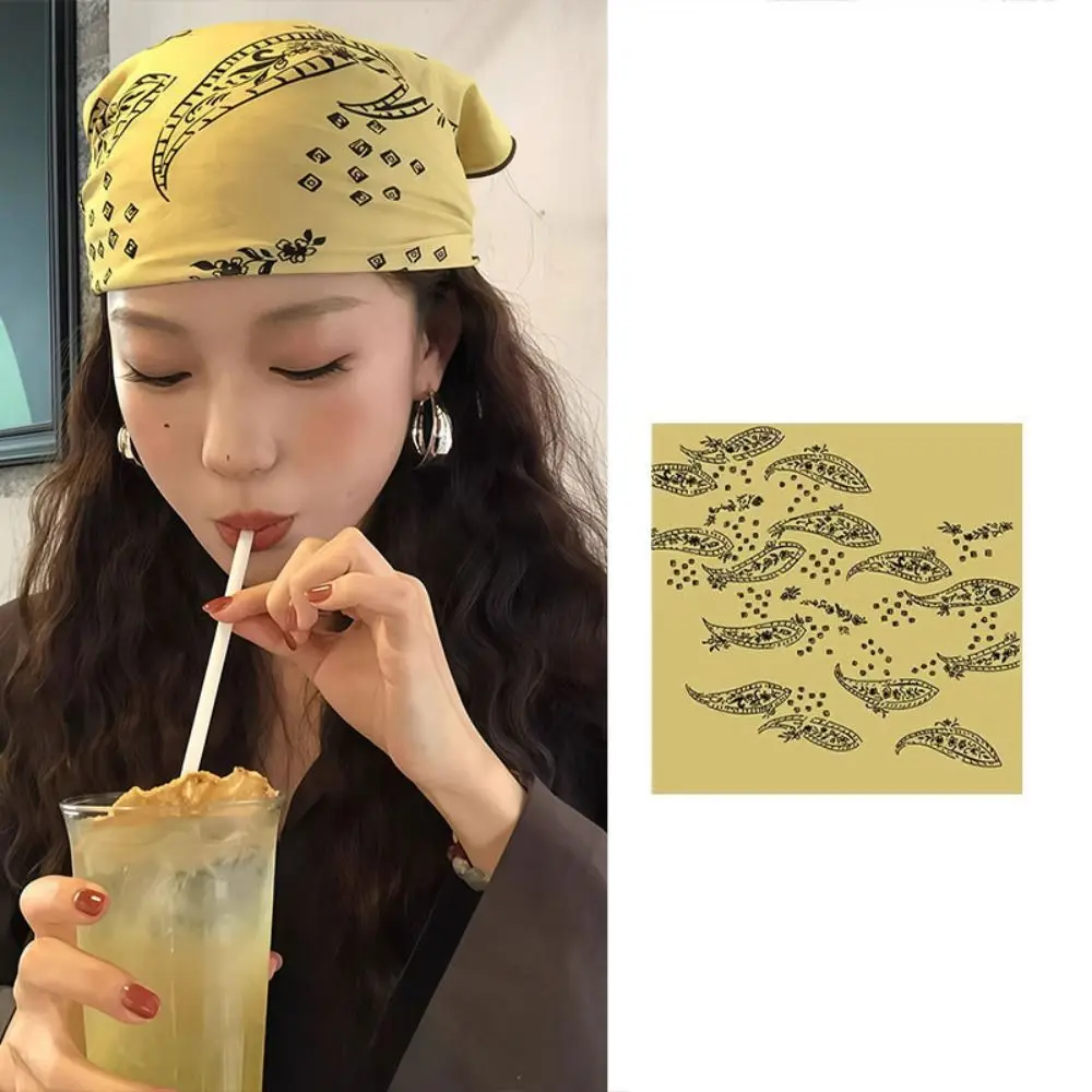 Y2K Cashew Flower Print Scarf Geometric Shape Spicy Girls Small Square Scarf Hip Hop Headband Leopard Print Silk Scarf Outdoor
Y2K Cashew Flower Print Scarf Geometric Shape Spicy Girls Small Square Scarf Hip Hop Headband Leopard Print Silk Scarf Outdoor