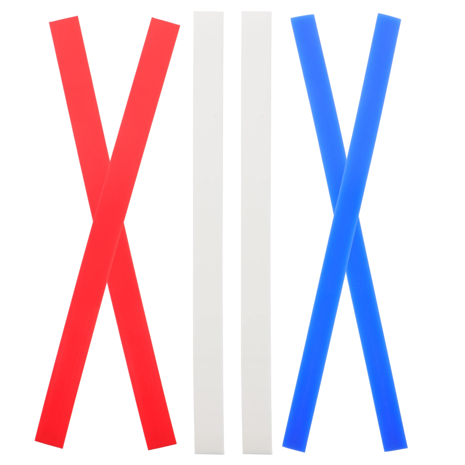 6 шт., силиконовые линейки для измерения толщины теста, направляющие для раскатки, антипригарные полоски для выпечки для печенья, хлеба, теста