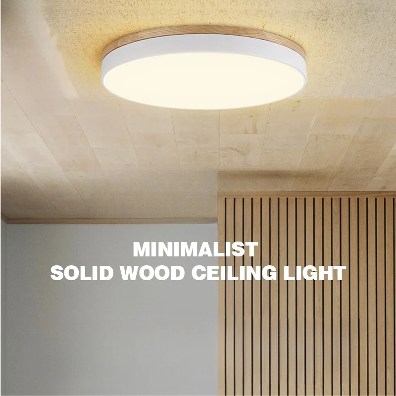 Nordic LED Ceiling Light Round Dimmable Wooden Ceiling Light Balcony Living Room Bedroom Children's Room Home Decor Ceiling Lamp
Nordic LED Ceiling Light Round Dimmable Wooden Ceiling Light Balcony Living Room Bedroom Children's Room Home Decor Ceiling Lamp