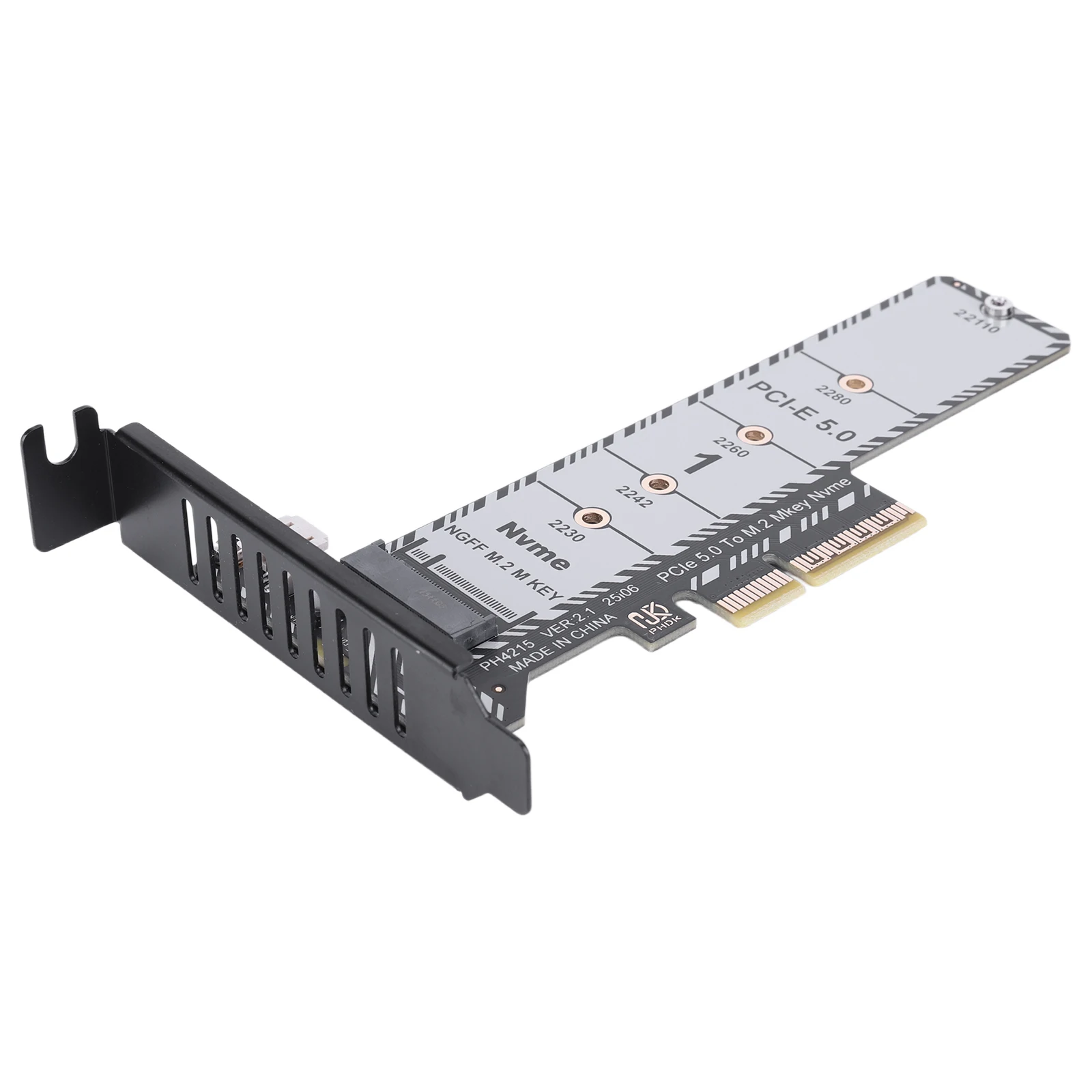 M. 2 NVME SSD To PCIe X4 Adapter Expansion Card Full Height/Low Profile Bracket for SSD 2230/42/60/80/110 (Not for SATA NGFF)
M. 2 NVME SSD To PCIe X4 Adapter Expansion Card Full Height/Low Profile Bracket for SSD 2230/42/60/80/110 (Not for SATA NGFF)
