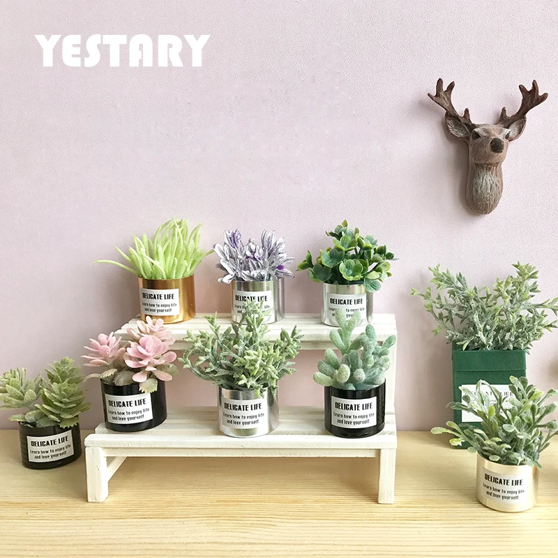 Миниатюрные украшения YESTARY, набор горшечных растений, Миниатюрные аксессуары для кукольного домика 1/6 1/12, домашний декор, растение для Ob11 куклы блайз
Миниатюрные украшения YESTARY, набор горшечных растений, Миниатюрные аксессуары для кукольного домика 1/6 1/12, домашний декор, растение для Ob11 куклы блайз