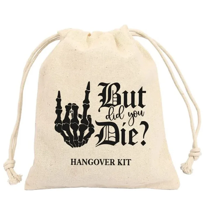 20 Pcs Skeleton But did you die Bachelorette hangover kit bags, amenity bags, Bachelorette Party Hangover Kit Bags Cotton Draws
20 Pcs Skeleton But did you die Bachelorette hangover kit bags, amenity bags, Bachelorette Party Hangover Kit Bags Cotton Draws