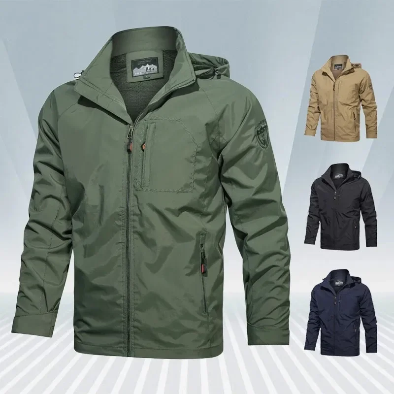 Pop Men's Softshell Jacket Autumn Spring Tactical Bomber Windbreaker Jackets Men Breathable Hooded Pilot Windproof Coats
Pop Men's Softshell Jacket Autumn Spring Tactical Bomber Windbreaker Jackets Men Breathable Hooded Pilot Windproof Coats
