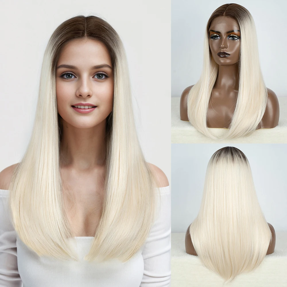22" Blonde White Color Hair Synthetic Lace Front Wigs Bob straight Wig For Women Lace Wig Heat Resistant Cosplay Wigs
22" Blonde White Color Hair Synthetic Lace Front Wigs Bob straight Wig For Women Lace Wig Heat Resistant Cosplay Wigs