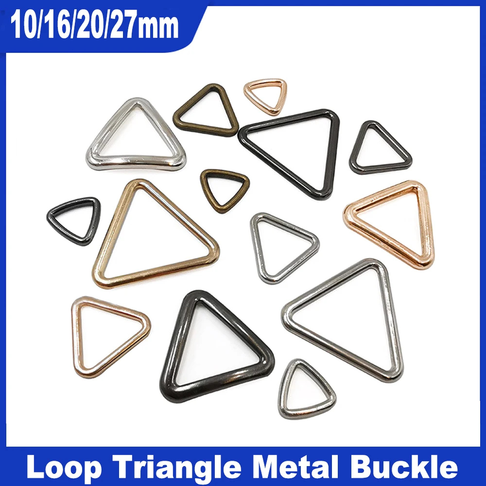 Loop Triangle Metal Buckle For Bag Strap Belt Dog Collar Clasp Key Chain Hooks Snap DIY Leather Craft Accessories
Loop Triangle Metal Buckle For Bag Strap Belt Dog Collar Clasp Key Chain Hooks Snap DIY Leather Craft Accessories