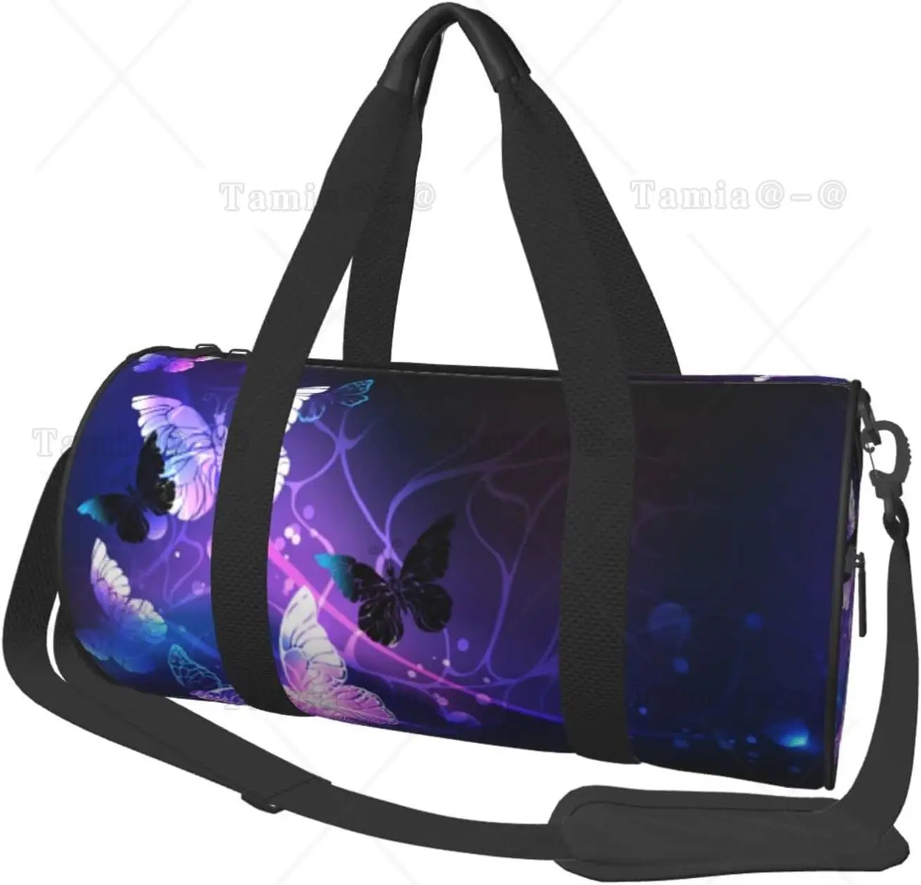 Travel Tote Bag Sports Duffel Bag Waterproof Sport Gym Bag For Men Women Chic Purple Butterfly
Travel Tote Bag Sports Duffel Bag Waterproof Sport Gym Bag For Men Women Chic Purple Butterfly