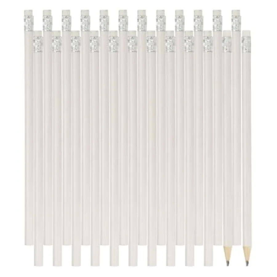 Round Wooden Pencils Bulk, 24 Pack HB Graphite Pencils with Eraser for Office Supplies, Engineering Marking Writing Art Drawing
Round Wooden Pencils Bulk, 24 Pack HB Graphite Pencils with Eraser for Office Supplies, Engineering Marking Writing Art Drawing