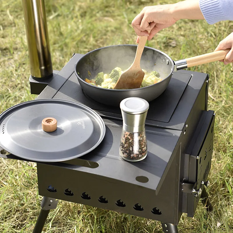 Portable Multifunctional Heating Stove for Outdoor Picnics and Camping Small Desktop Wood Stove with Cassette Cookware
Portable Multifunctional Heating Stove for Outdoor Picnics and Camping Small Desktop Wood Stove with Cassette Cookware