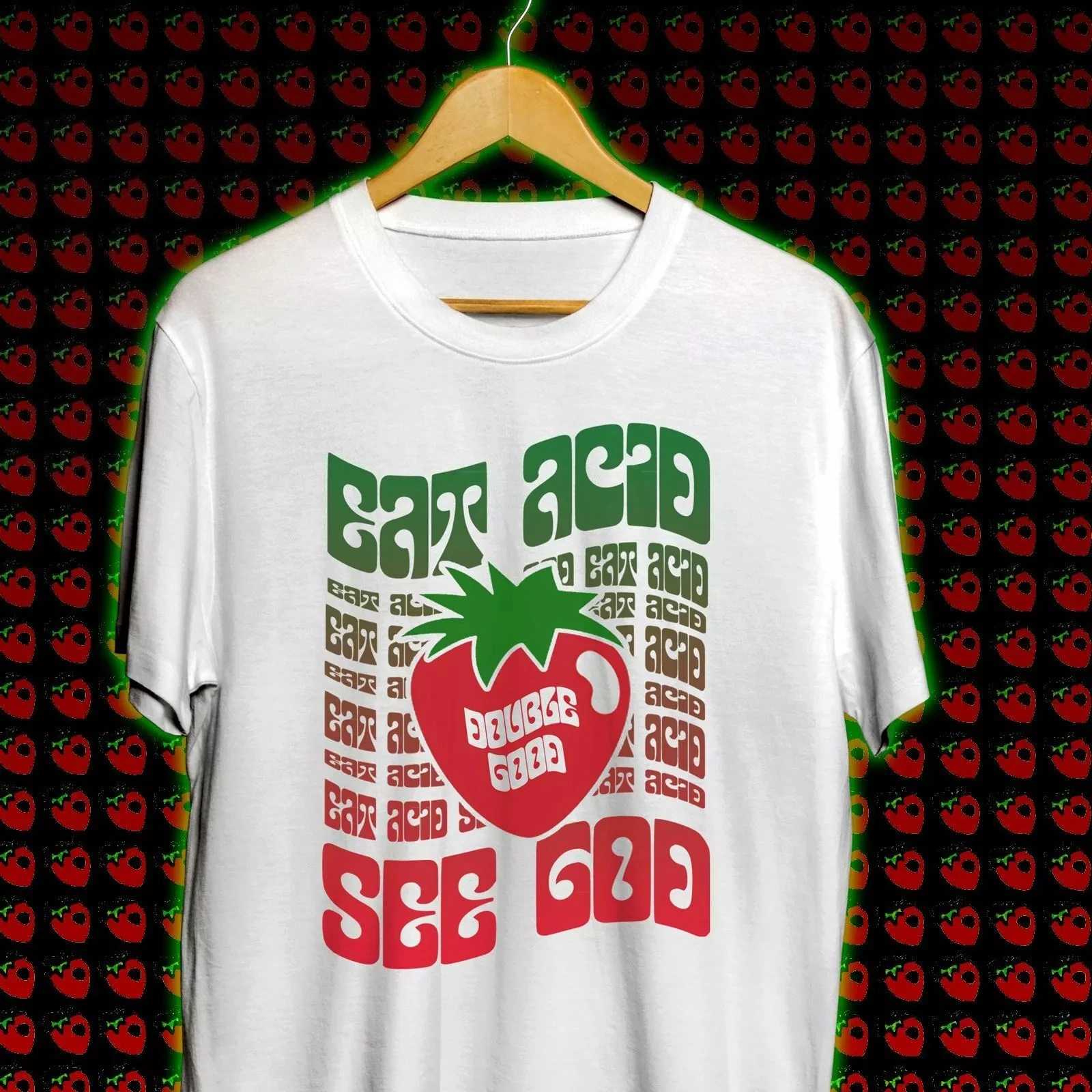 Eat Acid See God LSD House Music Rave Мужская футболка унисекс Летняя повседневная хлопковая футболка с принтом y2k Уличный стиль Harajuku
Eat Acid See God LSD House Music Rave Мужская футболка унисекс Летняя повседневная хлопковая футболка с принтом y2k Уличный стиль Harajuku