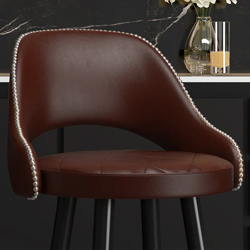 Retro Leather Bar Chair Modern Waterproof Kitchen Vintage Torque Chair Dining Aesthetic Chair Owl Bar Stools Stainless Furniture
Retro Leather Bar Chair Modern Waterproof Kitchen Vintage Torque Chair Dining Aesthetic Chair Owl Bar Stools Stainless Furniture