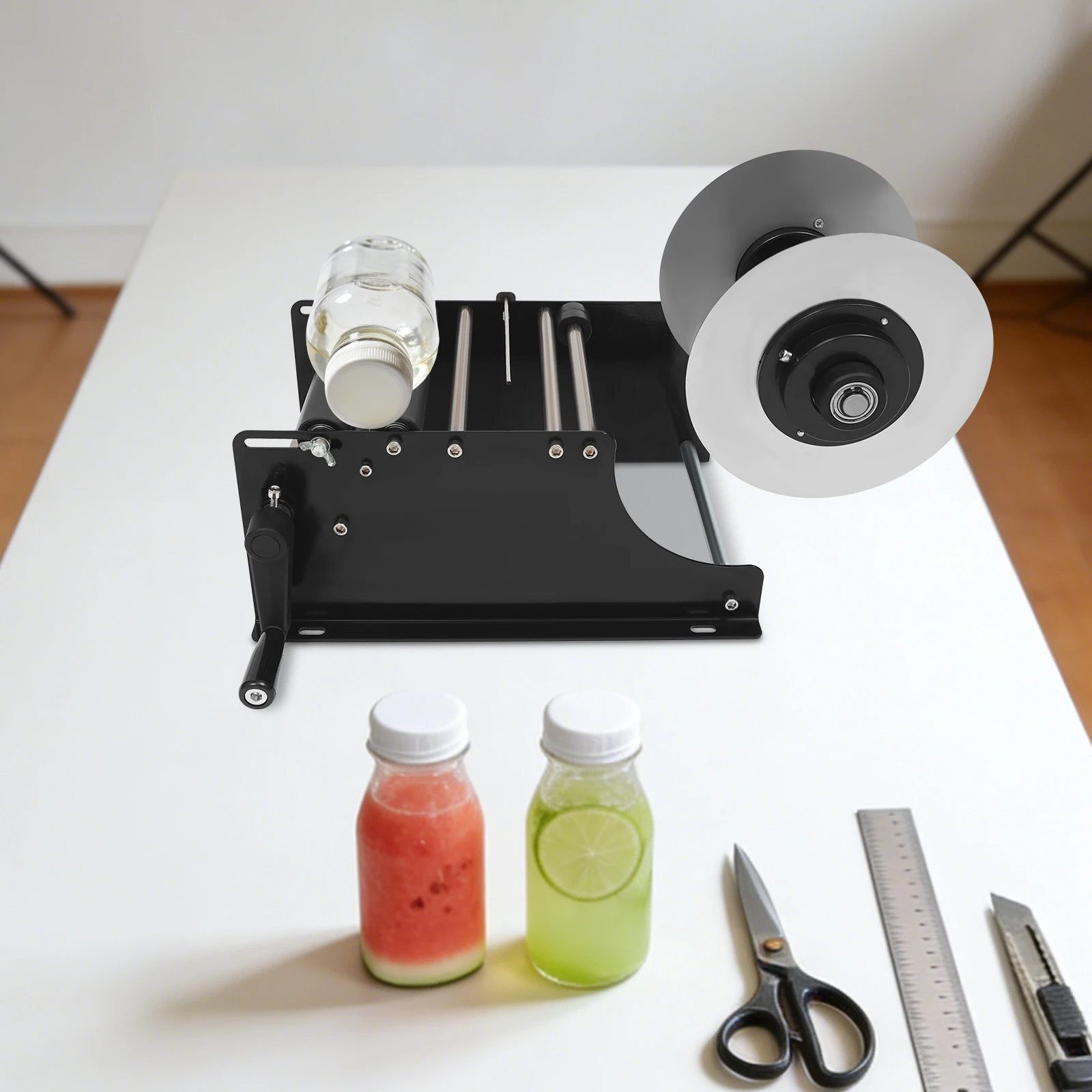 Manual Labeling Machine Round Bottle Desktop Labeler MT-30 High Precision for Glass Plastic Bottles 10-30pcs/min ±0.5mm Accuracy
Manual Labeling Machine Round Bottle Desktop Labeler MT-30 High Precision for Glass Plastic Bottles 10-30pcs/min ±0.5mm Accuracy