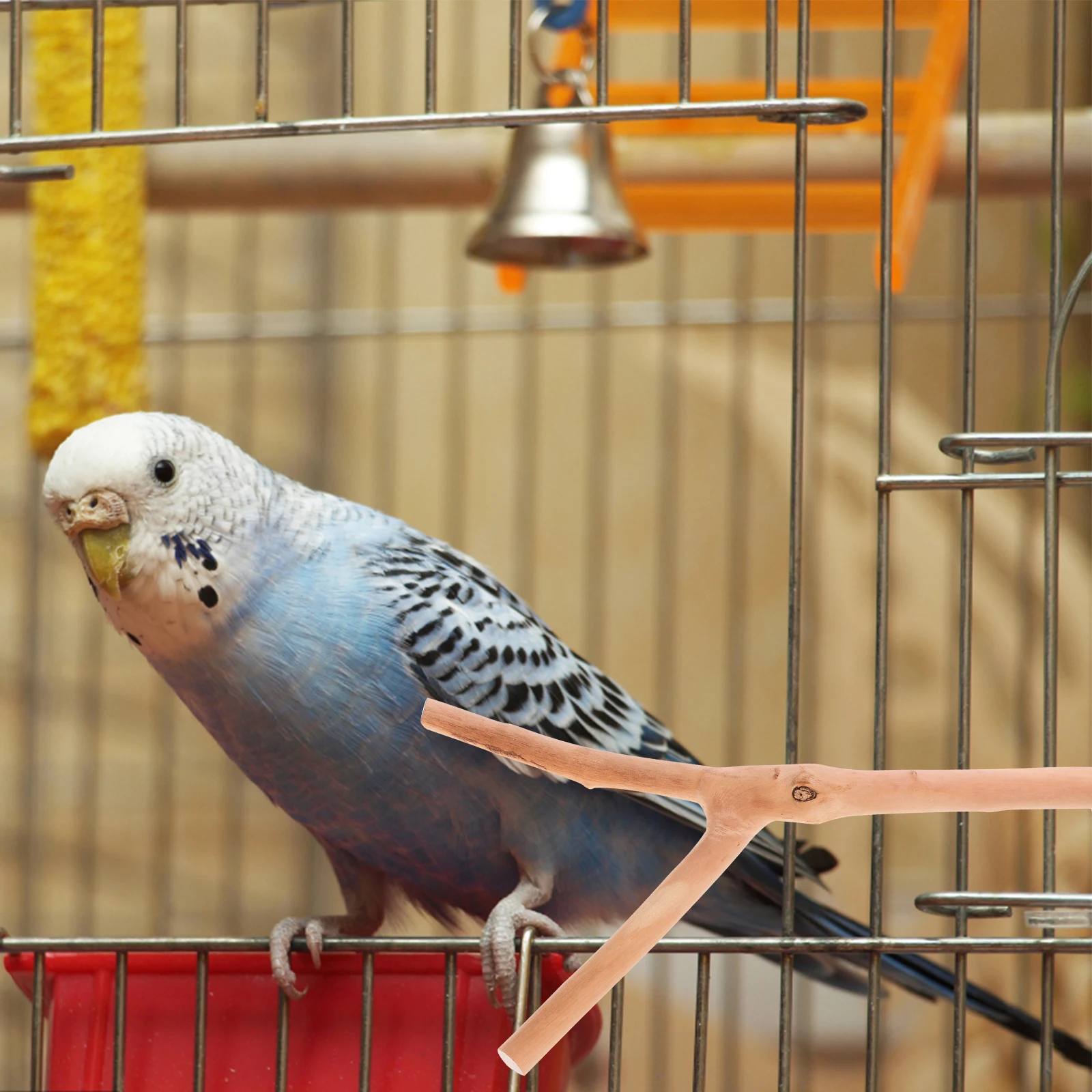 2Pcs Pet Bird Standing Branch Strong Wooden Perch Pole for Parrot Cage Natural Look Exercise Support Long Term Use Reliable
2Pcs Pet Bird Standing Branch Strong Wooden Perch Pole for Parrot Cage Natural Look Exercise Support Long Term Use Reliable