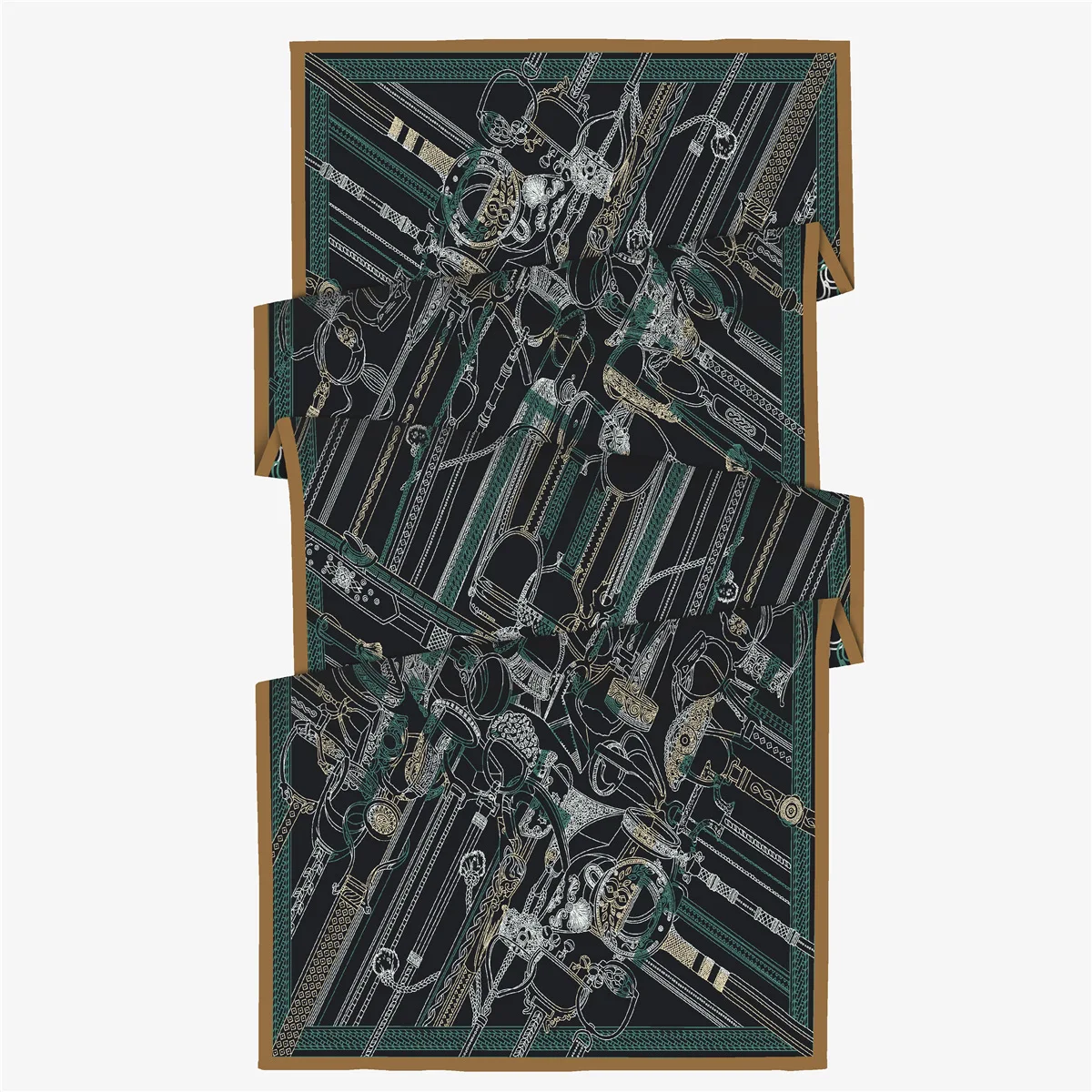 Korean Style Thin Saddle Chain Double Layer New Silk Satin Scarf Long Women's High-End Versatile Shawl Scarf Fashion Accessory
Korean Style Thin Saddle Chain Double Layer New Silk Satin Scarf Long Women's High-End Versatile Shawl Scarf Fashion Accessory
