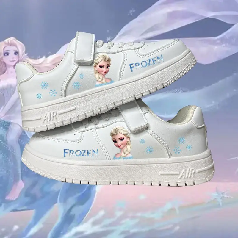 Disney Kids Girls Shoes Children Sneakers Girls Elsa Frozen Princess Casual Sport Student Teen PU Leather Shoes Size 26-37
Disney Kids Girls Shoes Children Sneakers Girls Elsa Frozen Princess Casual Sport Student Teen PU Leather Shoes Size 26-37