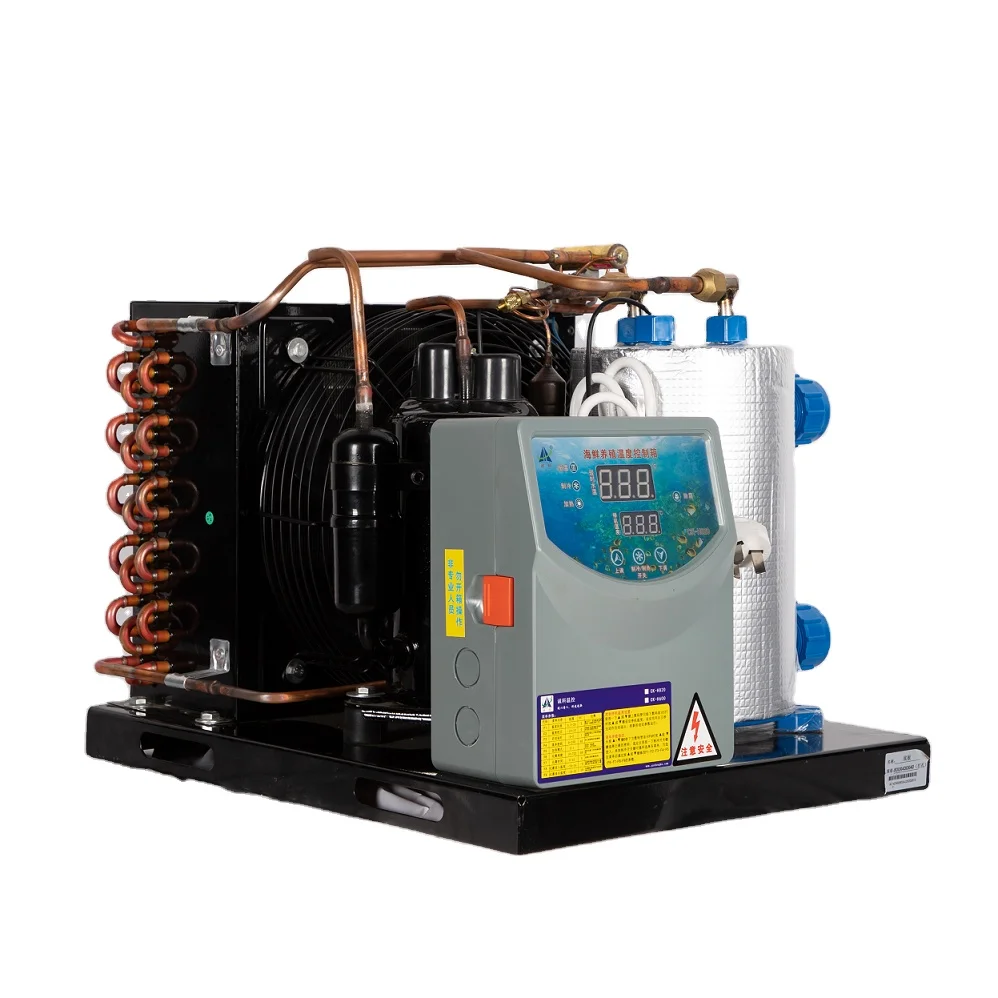 Industrial Recycle Water Chiller, 5200W Cooling Capacity with Motor & Flow Switch for Seafood Farming - Price
Industrial Recycle Water Chiller, 5200W Cooling Capacity with Motor & Flow Switch for Seafood Farming - Price