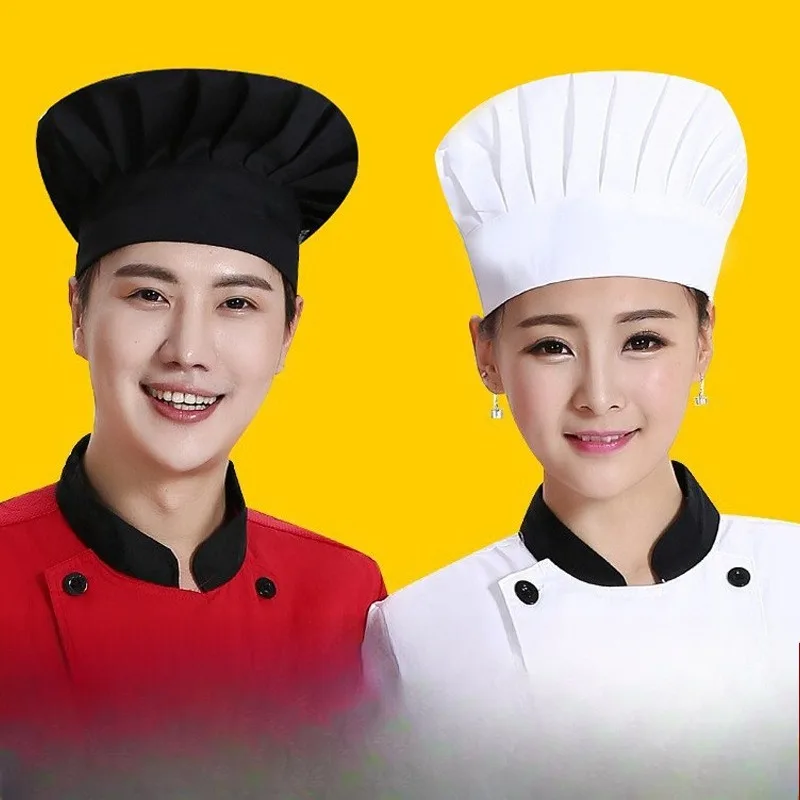 Unisex Cotton Chef Hat Breathable Lightweight Work Cap for Hotel Restaurant Canteen Bakery Kitchen Staff Wear
Unisex Cotton Chef Hat Breathable Lightweight Work Cap for Hotel Restaurant Canteen Bakery Kitchen Staff Wear