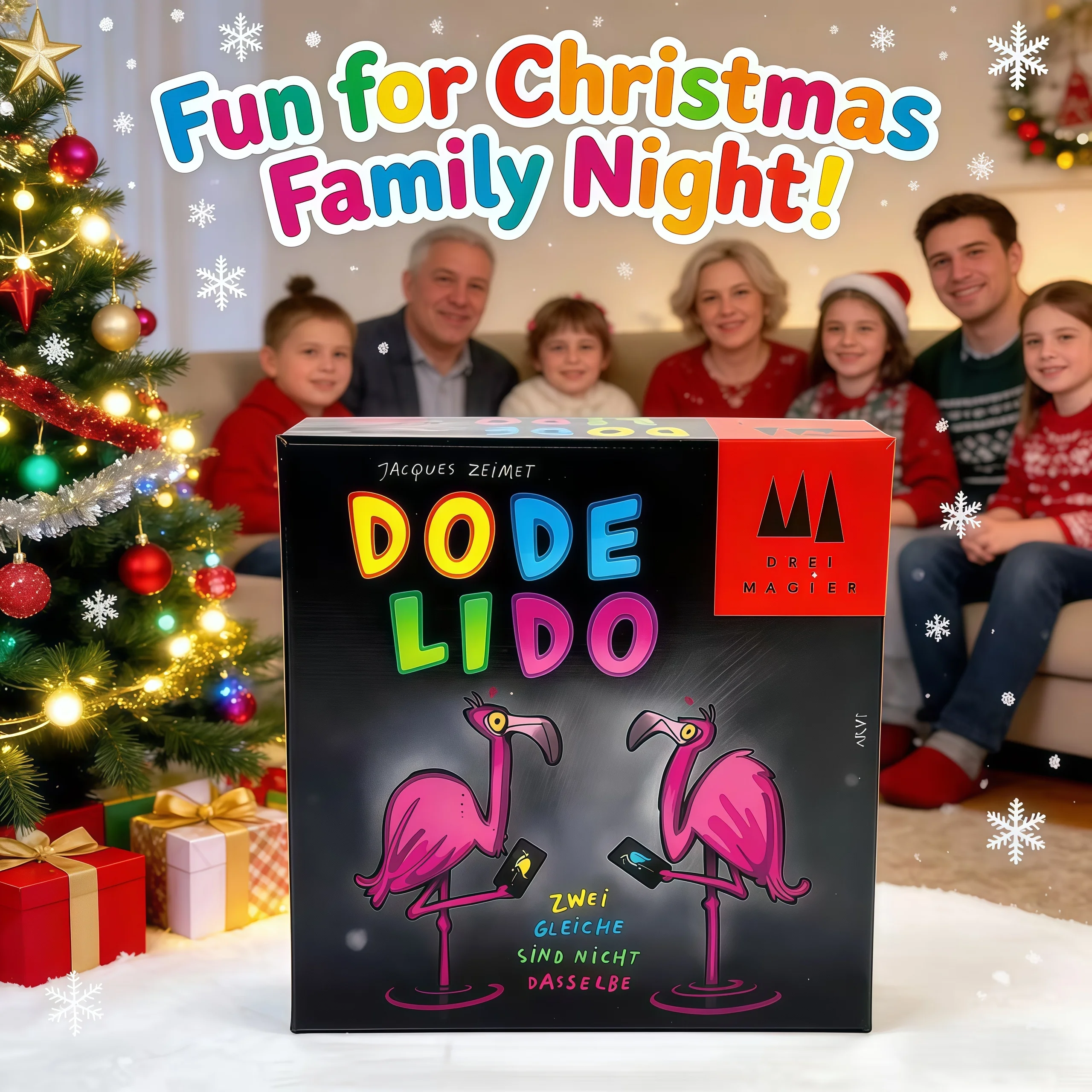 Dodelido — это карточная игра в быструю упаковке, идеально подходит в качестве подарка на день рождения и Рождество для гостиной атмосферы.
Dodelido — это карточная игра в быструю упаковке, идеально подходит в качестве подарка на день рождения и Рождество для гостиной атмосферы.