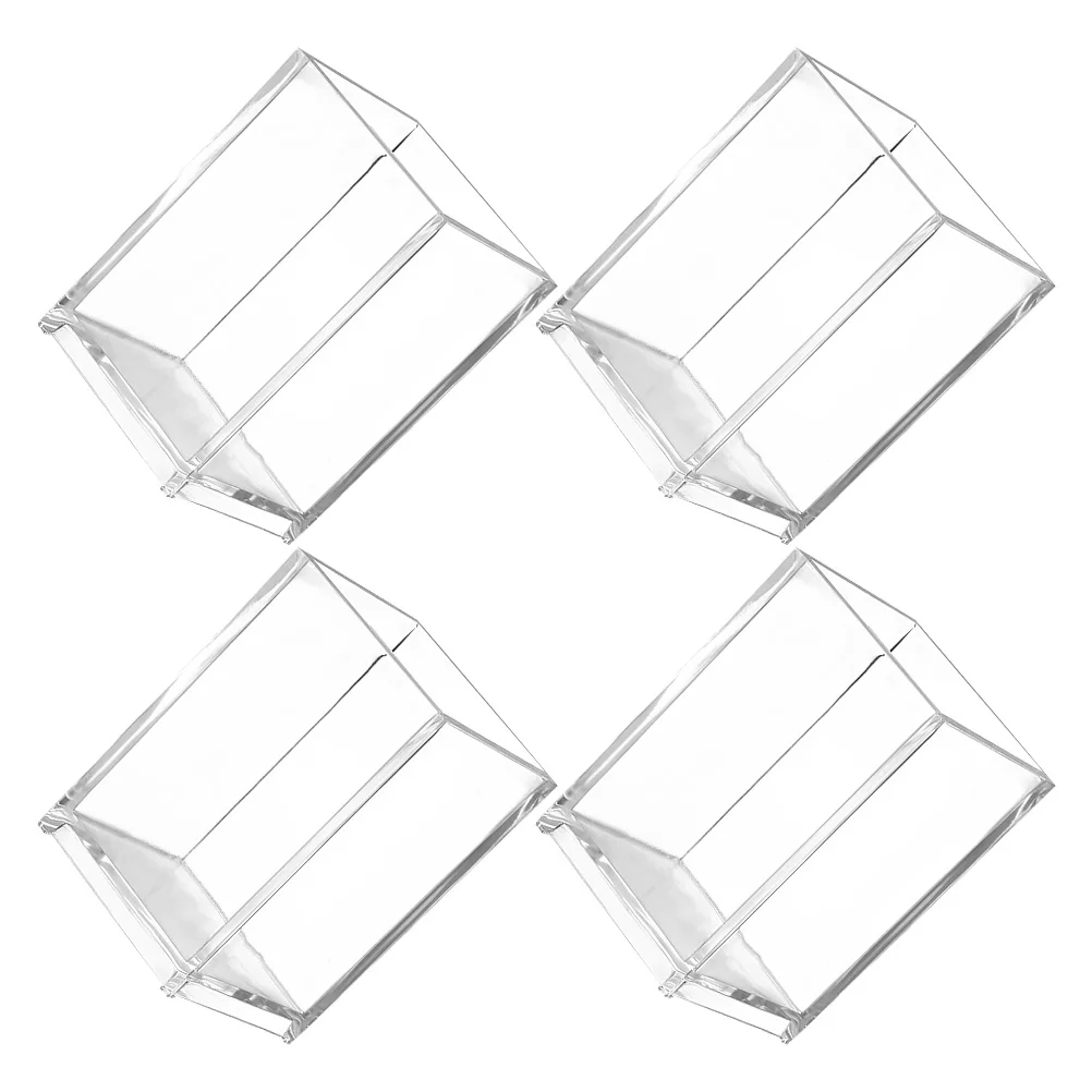 4Pcs Decorative Brush Pot Acrylic Makeup Brush Holder Smooth Sturdy Large Capacity Desktop Storage Container Organizer
4Pcs Decorative Brush Pot Acrylic Makeup Brush Holder Smooth Sturdy Large Capacity Desktop Storage Container Organizer